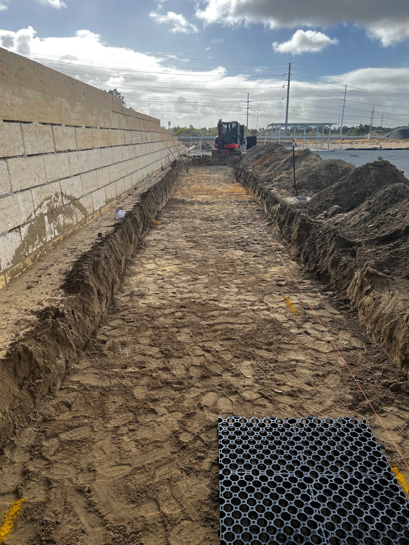 Site clearing and ground levelling with Clean Edge Excavation